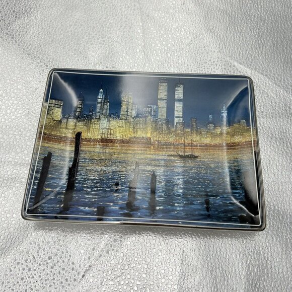 VTG Bradford‎ Exchange Plate Unforgettable Forever in our Hearts Twin Towers NYC - Picture 2 of 10